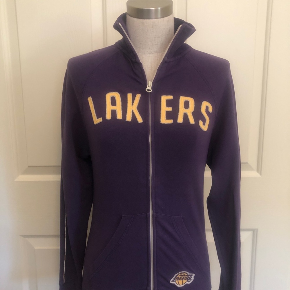 Purple Lakers Zip-Up Jacket